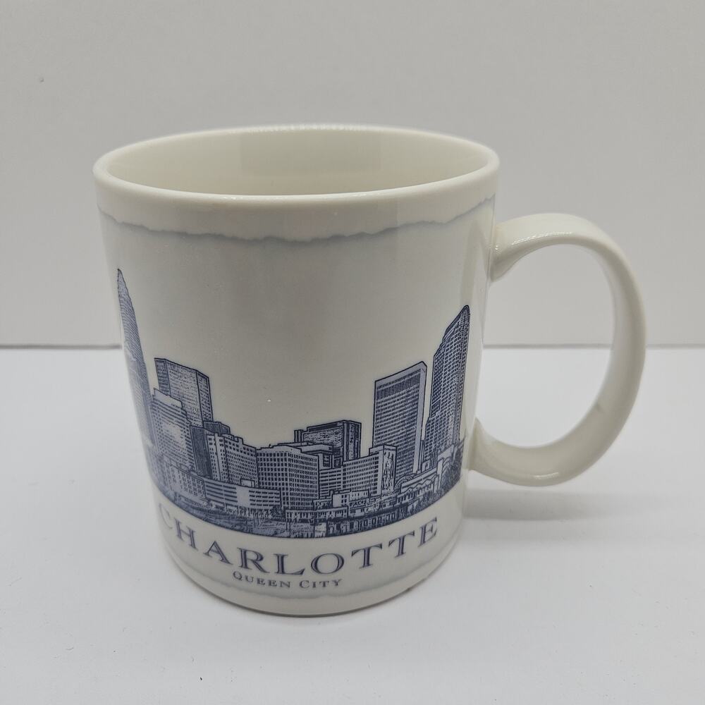Starbucks 2008 Charlotte Queen City Architectural Series Coffee Mug 18 oz.